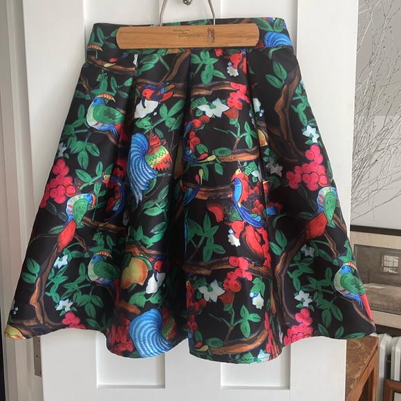 Banjul Skirt Tropical Birds - Picture 1 of 8